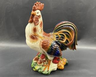 Vintage Ceramic Rooster Figurine