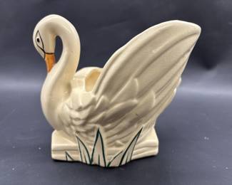 Vintage McCoy Pottery Swan Planter