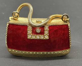 Small Purse-Shaped Trinket Box
