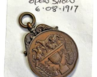 1917 Pretoria Kennel Club Medal