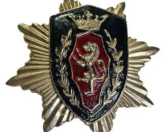 Vintage Lion Coat of Arms Brooch