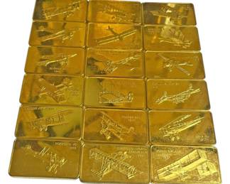 18 Janes Medallic Register Ingots