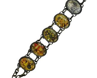 Vintage Nina Ricci Christmas Bracelet