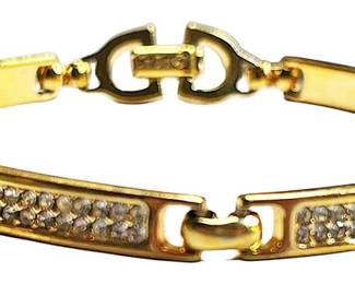 Christian Dior Gold Tone Bracelet