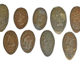 Vintage Disney Copper Penny Tokens