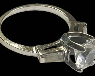 Authenticated 14K CZ Ring
