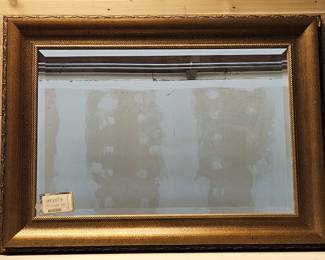 Large Wall Mirror in Thick Frame