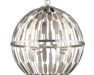 New Z-Lite 6-Light Chandelier in Brushed Nickel