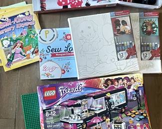 Various children art activities, legos, books...we have lots more! just a sample