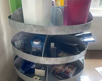 Large Art lazy susan- great for teachers or for children's art supplies.
