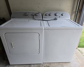 Whirlpool Washer and Dryer