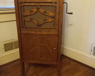 Restored Edison record player