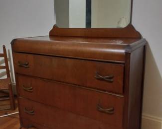 Art Deco waterfall dresser