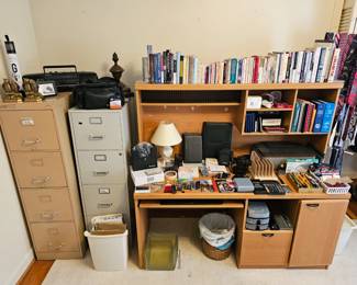 office supplies, desk