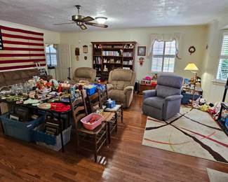 48 star flag, lift chiar, recliners