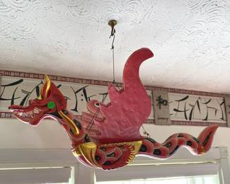 Oriental Dragon Hanging Decor