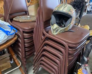 Set of 14 Stackable Restaurant Chairs NICE CONDITION