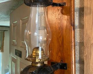 Primitive Kerosene Lamp