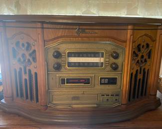 Decorative Radio, Cassette and Turntable