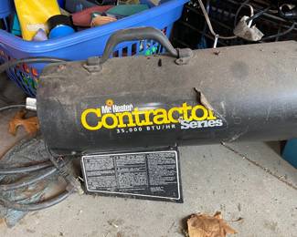 LP Gas Space Garage Heater