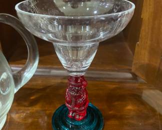 Vintage Plastic Santa Beverage