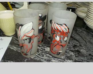 Frosted Bar Glass Set