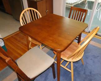 Table and chairs