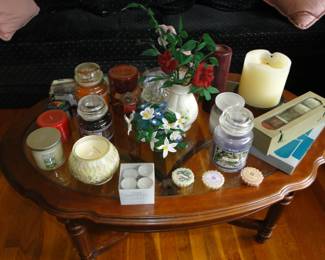 Coffee Table, Candles