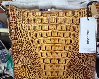 Brahmin "Kate Toasted Melbourne" handbag. Tags intact. Never used.