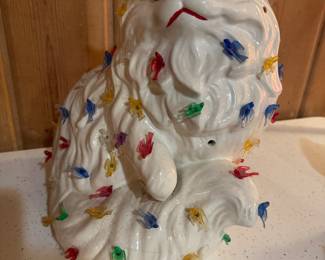 Vintage Large Cat Lamp