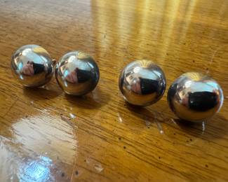 Sterling Silver Ball Earrings