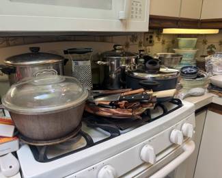 Collection of Pots, Pans & Kitchen Accessories