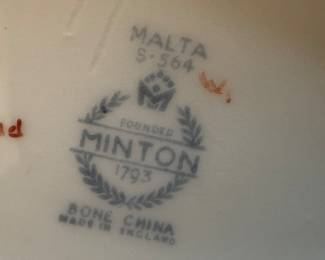 Minton "Malta" Porcelain China (80pc)