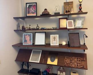 MCM Spring Loaded Floor to Ceiling Slot Adjustable Shelving Unit