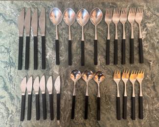 Lundtofte Denmark MCM Stainless Flatware (26pc)