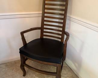 MCM Drexel Heritage Esperanto Collection Ladderback Dining Chair (20"W x 19"D x 47" Back Height) (4 Side Chairs & 2 Armchairs)