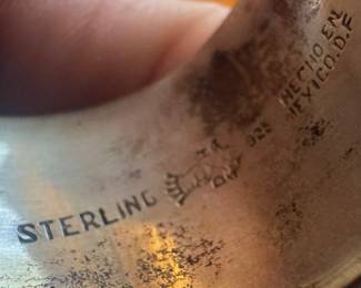 Sterling Silver Napkin Holders (4pc=62gms)