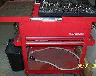 Channel lock rolling storage chest w / socket set