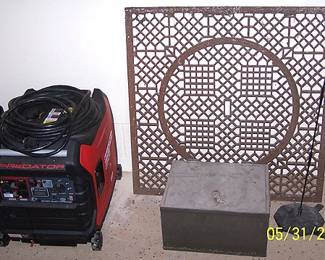 Predator 3500 generator, Old cast iron floor register