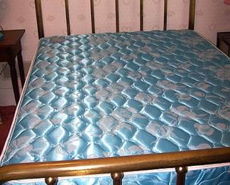 Full size brass bed