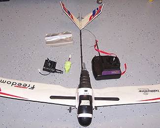 Remote control airplane