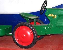 1953 Oliver pedal tractor w/ wagon (restored)