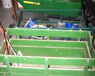 John Deere utility cart, yard carts