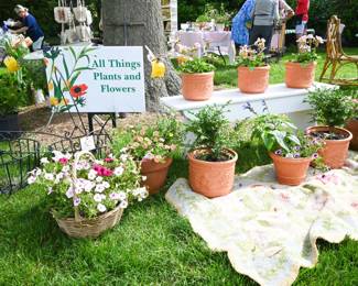 This is a snapshot of plants and flowers from a prior sale. There are a wide range to plants to meet your taste!