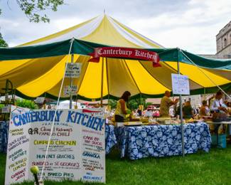 The Canterbury kitchen offers absolutely delicious food for sale to take home.