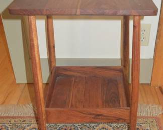 wooden side table