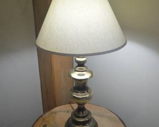 Brass table lamp