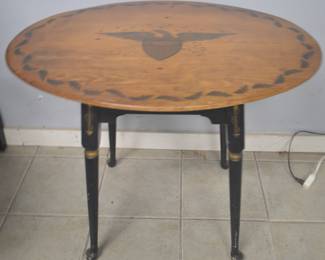 Hitchcock accent table with Eagle