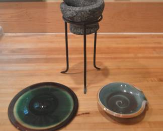 crush it and mix it mortar and pestle