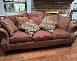 Nice down feather filled sofa.